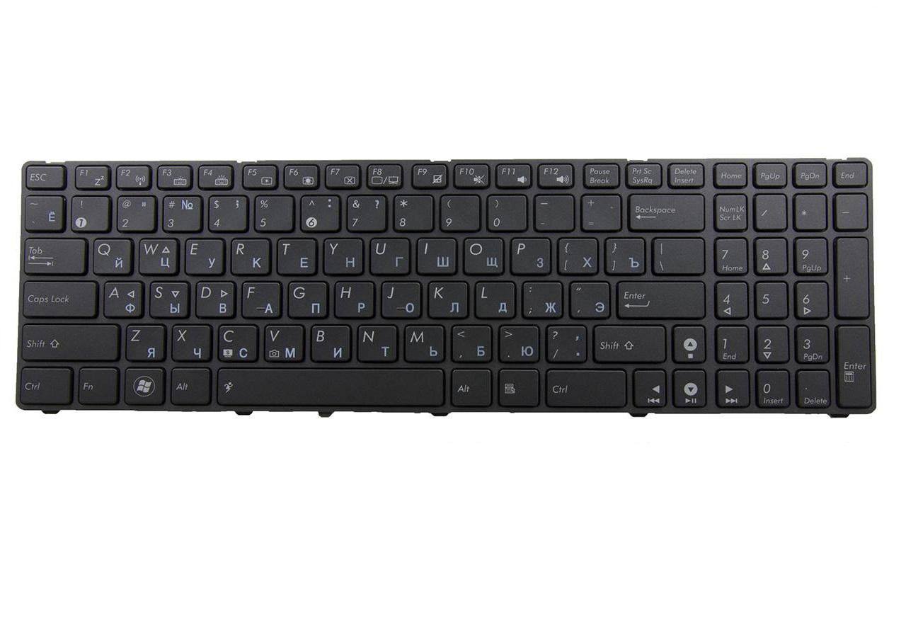 Клавиатура для ноутбука Asus B53 B53E с подсветкой клавиш матовая (04GNV32KRU00)