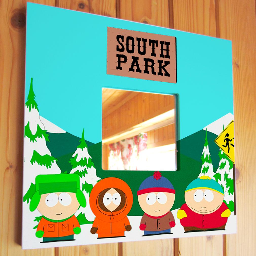 Зеркало декоративное Мультфильм "South Park" 260х260 мм (M02038)