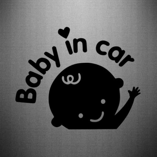 Наклейка Baby in Car 35x28,6 см (27717507)