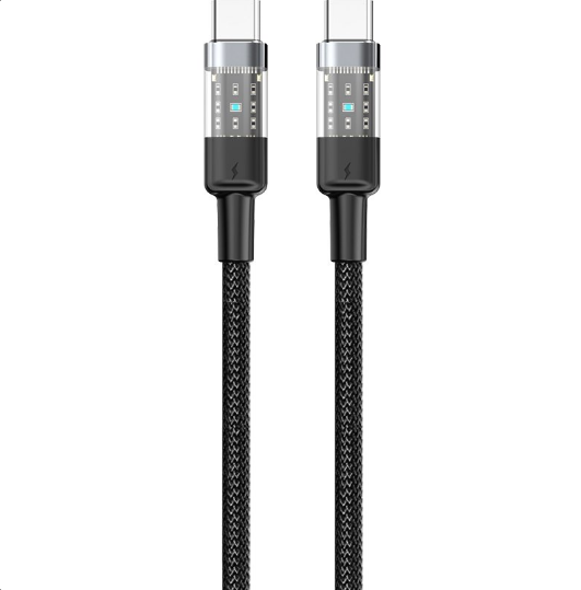 Кабель Gelius Fusion Incredible series Cable Type-C to Type-C GP-UCN003 60W 1,25 м Black