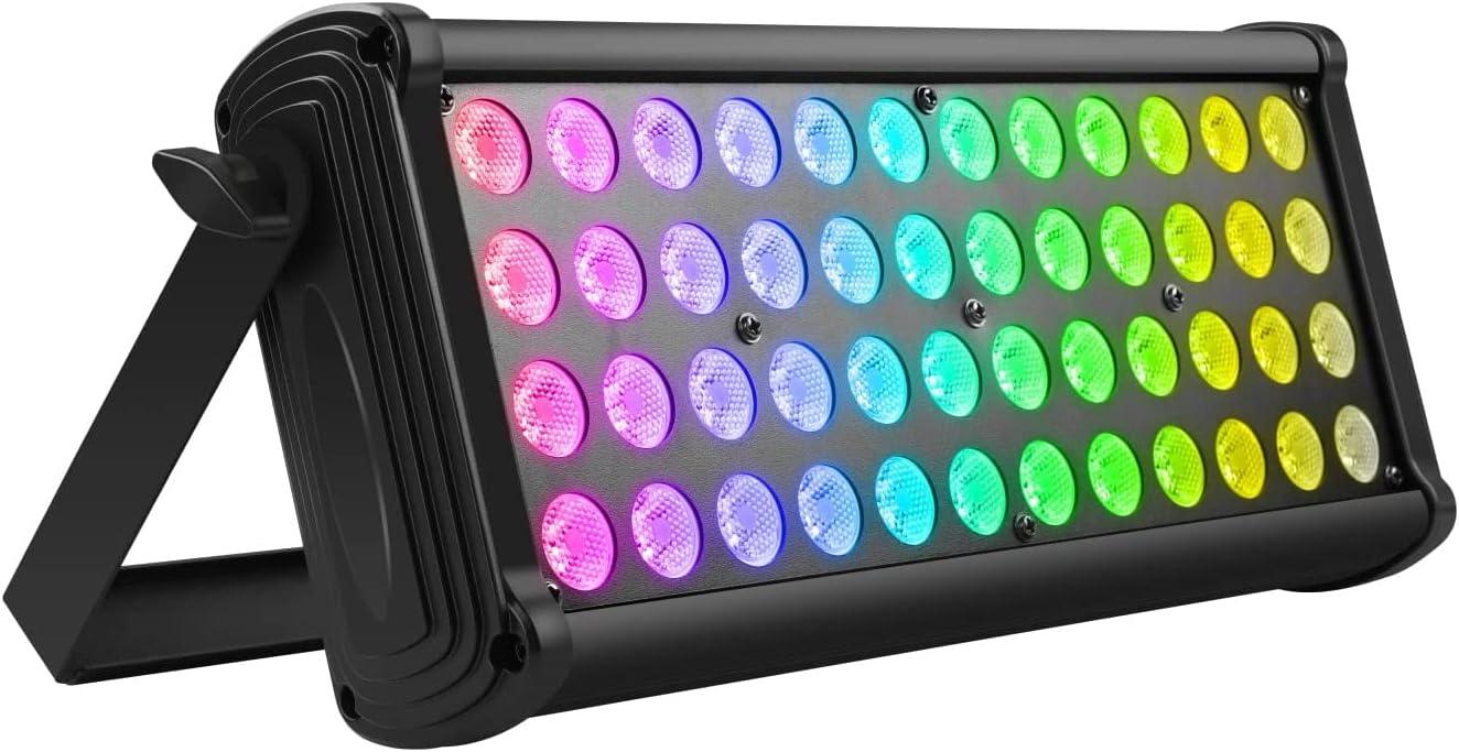 Прожектор для сцены светодиодный RGB 80 Вт поддержка DMX512 (0276)