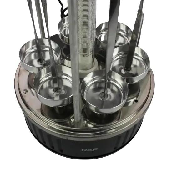 Електрошашличниця RAF R.8612 на 6 шампурів 1000 W (3_04563) - фото 4 Електрошашличниця RAF R.8612 на 6 шампурів 1000 W (3_04563) - фото 4