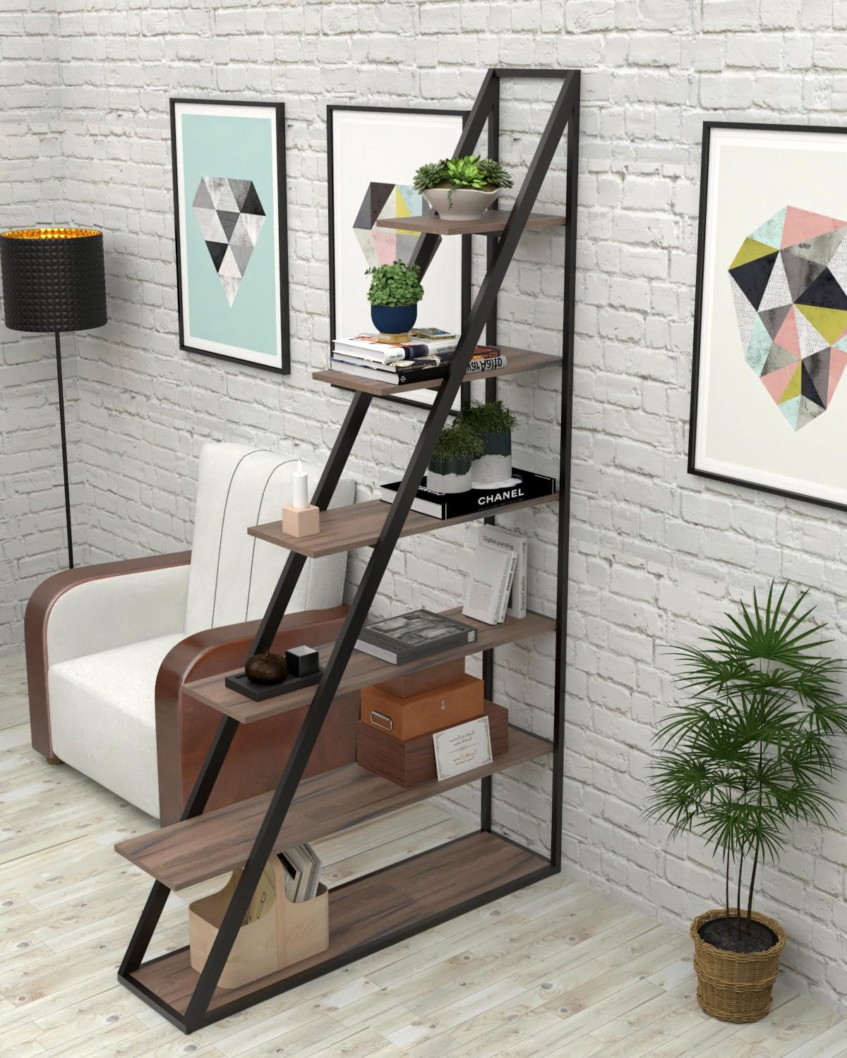 Стеллаж EcoLoft Триан DSP-1456-8 Ливорно (34703741)