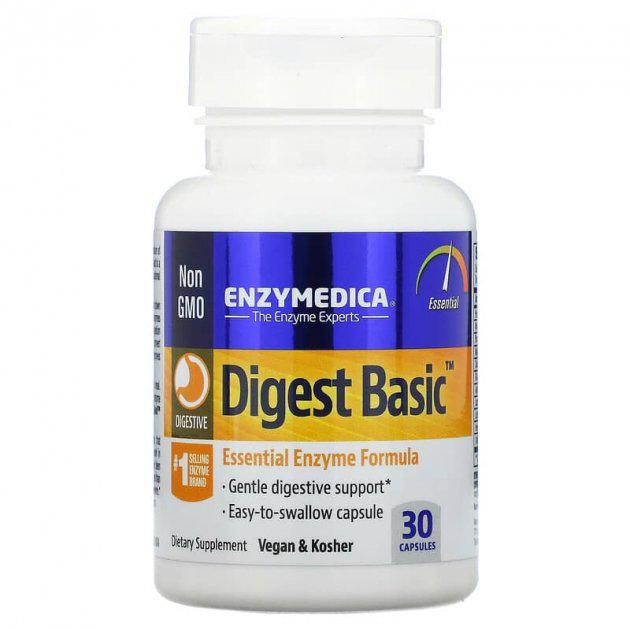 Добавка Enzymedica Digest Basic формула Essential Enzyme 30 капсул (ENZ-29050)