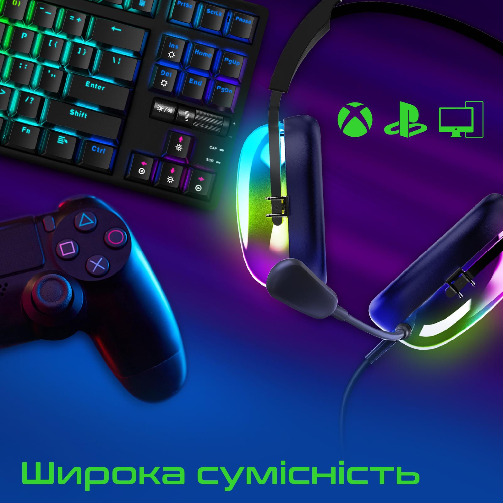 Гарнітура Vertux Sirius провідна USB з 7.1 об'ємним звуком кабель 2,1 м Чорний (626233) - фото 7 Гарнітура Vertux Sirius провідна USB з 7.1 об'ємним звуком кабель 2,1 м Чорний (626233) - фото 7