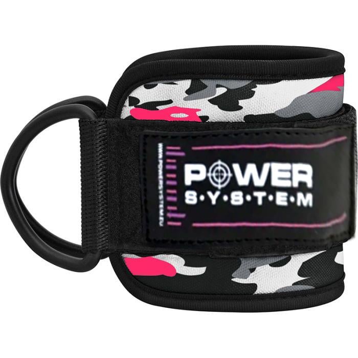 Манжети на щиколотці Power System PS-3470 Ankle Strap Camo Pink/Black (PS_3470_Pink/Black) - фото 3