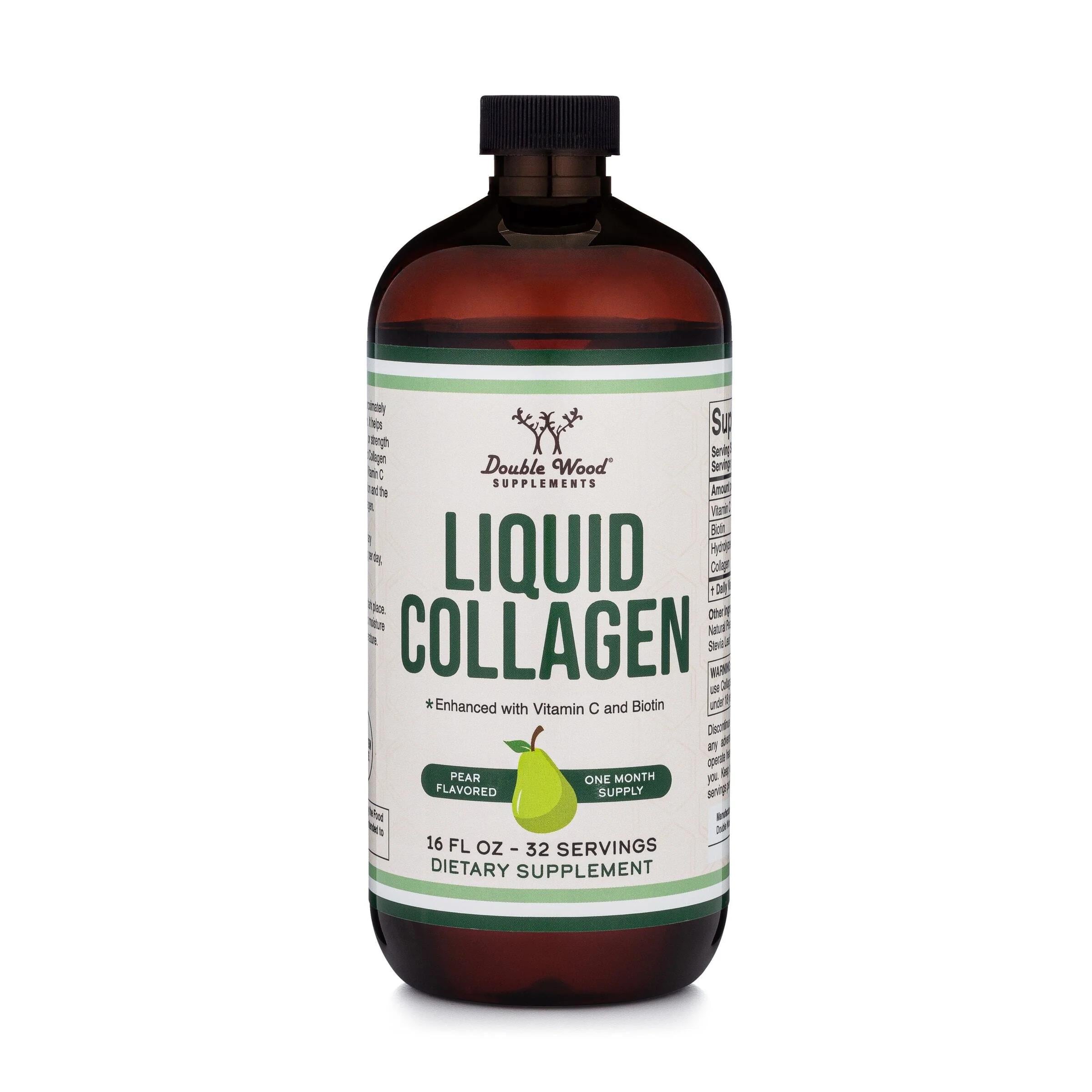 Коллаген Double Wood Collagen Liquid with Vitamin C Pear 480 мл