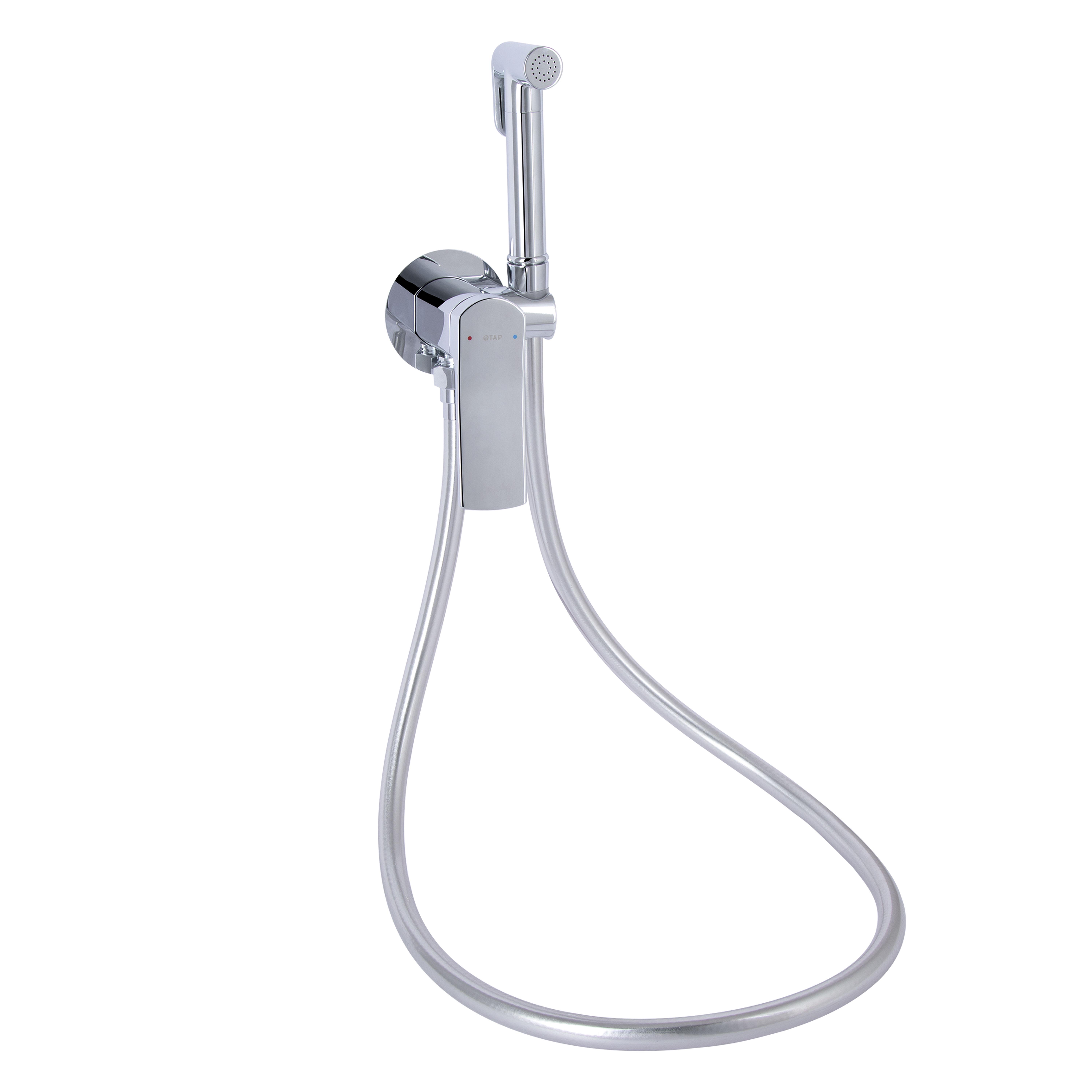 Набор для гигиенического душа Qtap Slavonice округлый Chrome (QTSLA262CRM45915)