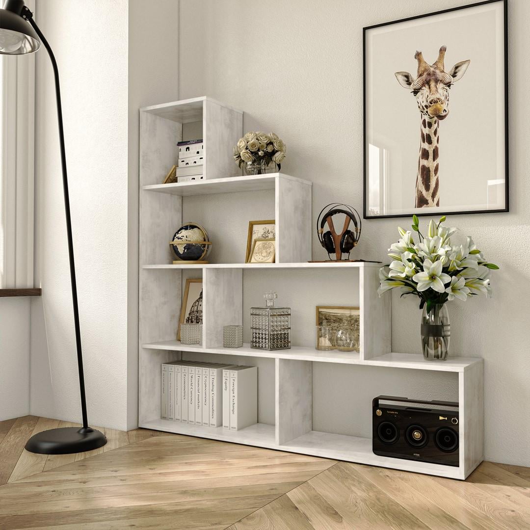Стеллаж Moreli GT-57 1422x1427x280 мм Бетон тефра Стеллаж Moreli GT-57 1422x1427x280 мм Бетон тефра