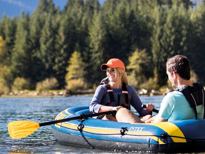 Човен надувний Intex Challenger 2 Set двомісний 236х114х41 см (68367) - фото 7