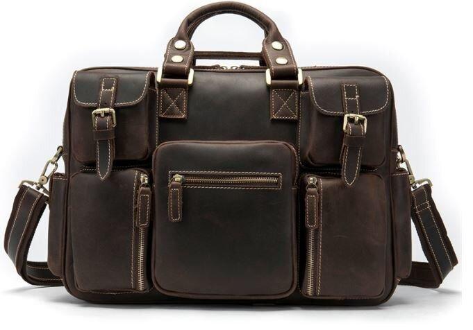Сумка мужская Vintage 14881 Коричневый (2533694763)