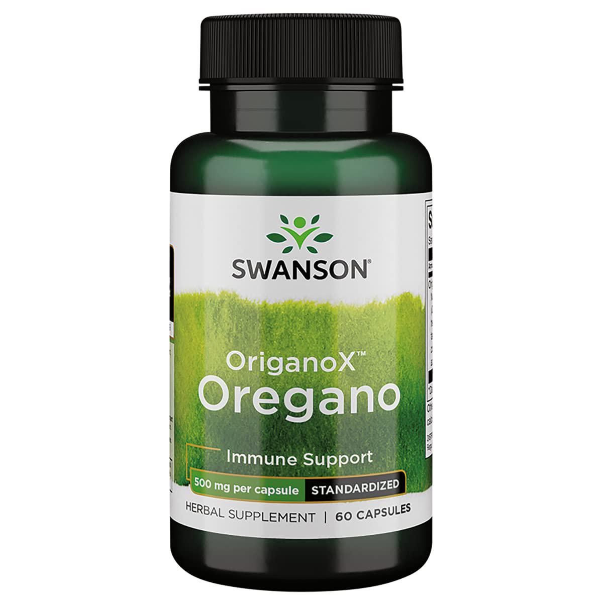 Экстракт орегано Swanson OriganoX Oregano 500 mg 60 capsules