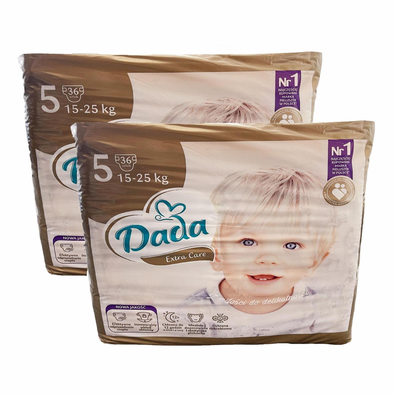 Підгузки дитячі Dada Extra Care 5 Junior 15-25 кг 72 шт. (2398244990)