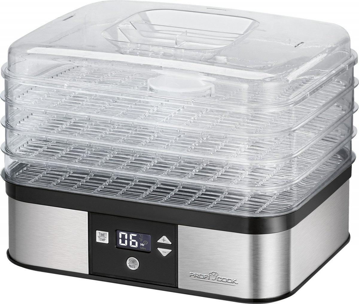 Сушилка для сушки ProfiCook PC-DR 1116 350 Вт 4 поддона 40–70 °C таймер 1–48 часов