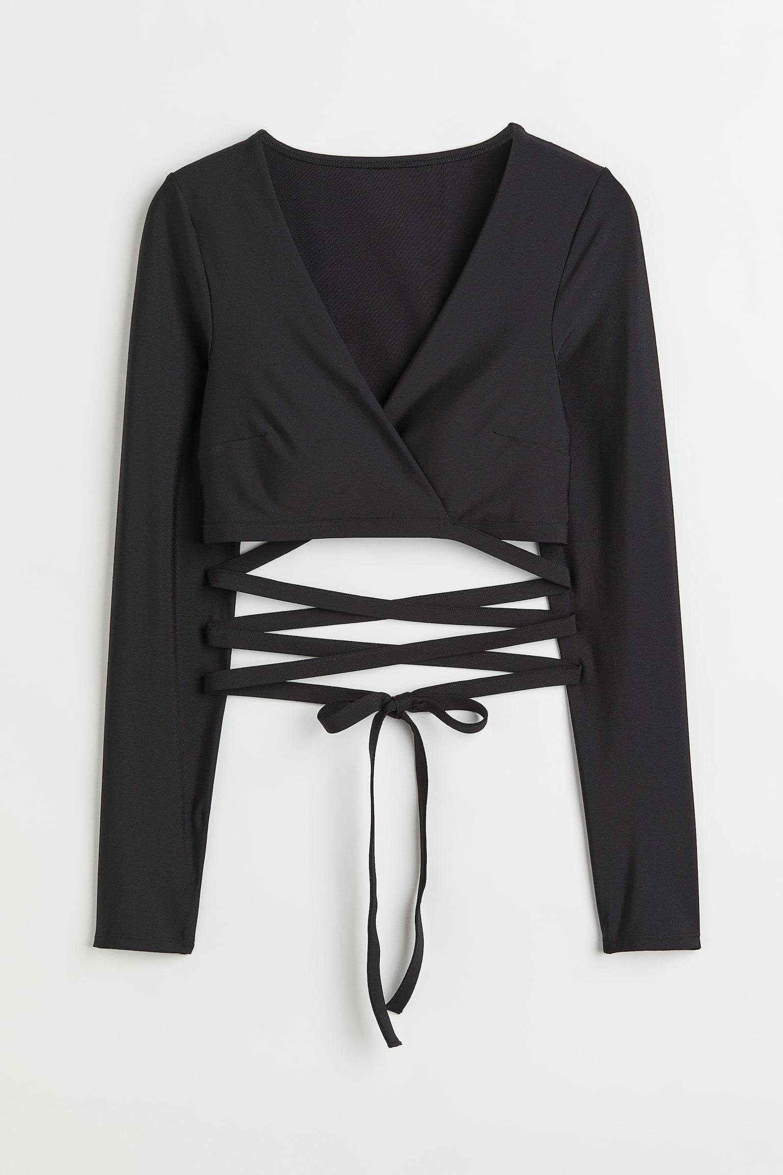 Купальный топ H&M 38 см Черный (1094960)