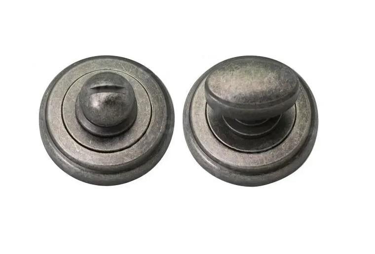 Накладка на розетке Palladium S AC BK под поворотник круглая Старое матовое серебро (РЯ061) Накладка на розетке Palladium S AC BK под поворотник круглая Старое матовое серебро (РЯ061)