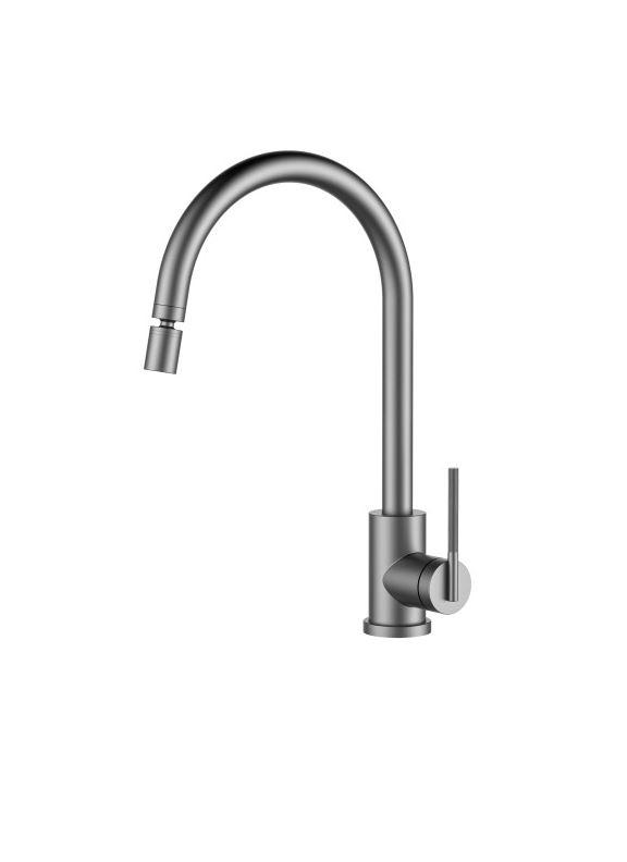 Змішувач на кухню Nett EGr-22 з PVD покриттям Графітовий (31154193)