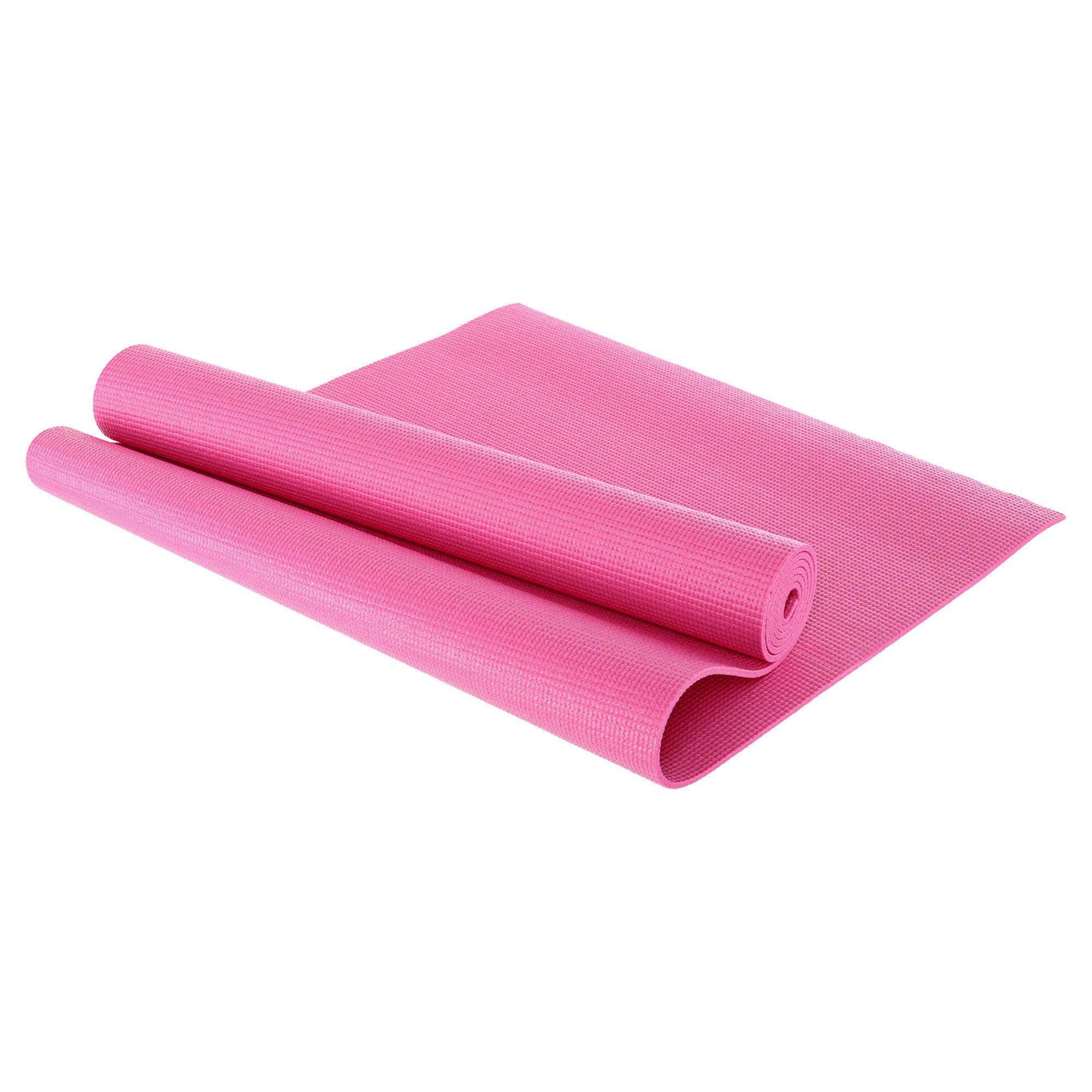 Килимок для фітнесу та спорту SP-Sport PVC FI-8723 173x61x0,5 см Світло-рожевий