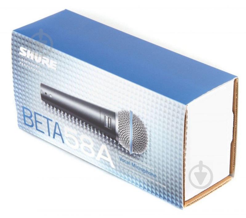 Микрофон вокальный Shure Beta 58A - фото 2 Микрофон вокальный Shure Beta 58A - фото 2