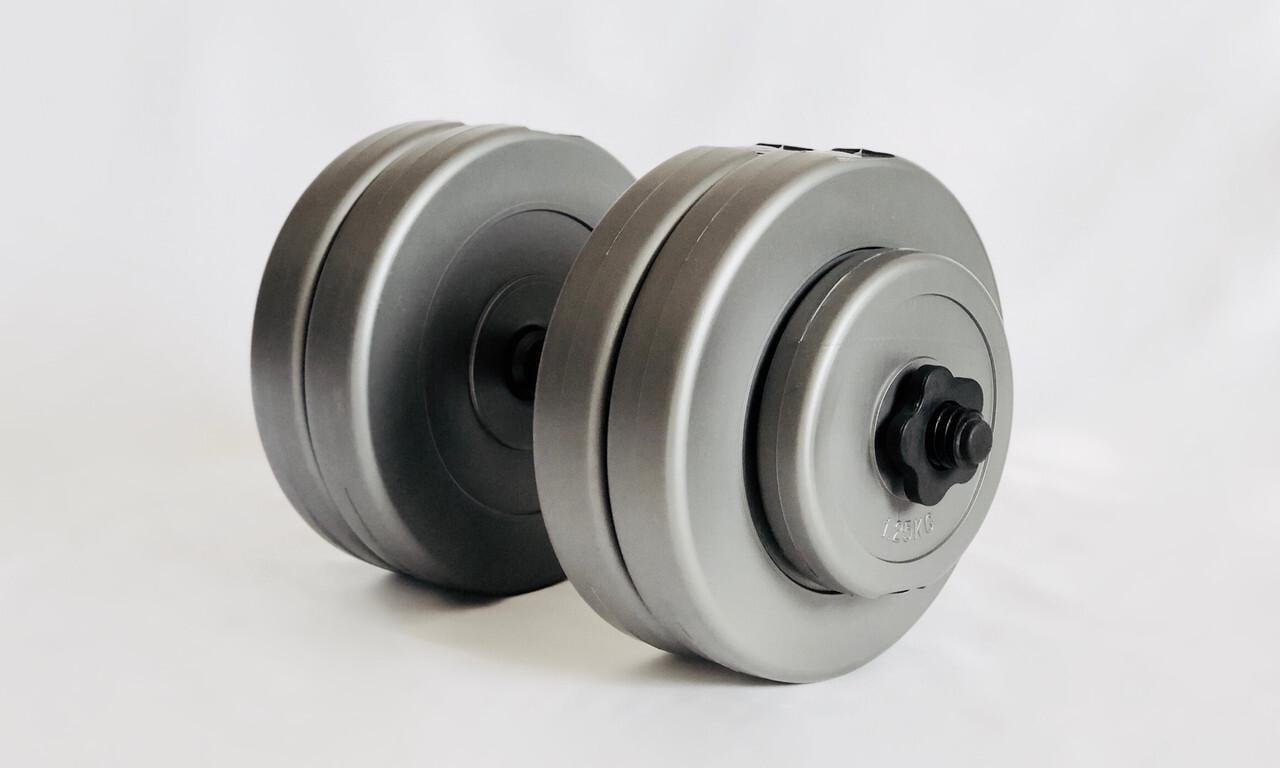 Гантели WCG в пластике 2х23 кг Серый (339275413571) - фото 3 Гантели WCG в пластике 2х23 кг Серый (339275413571) - фото 3