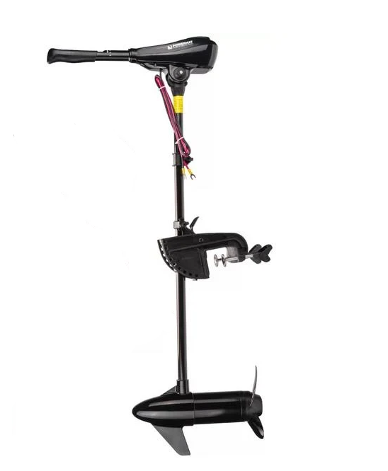 Електродвигун човновий Powermat PM-ESZ-65H 2415717418 65 фунтів 750 Вт 12 В 5+3 передачі 92 см