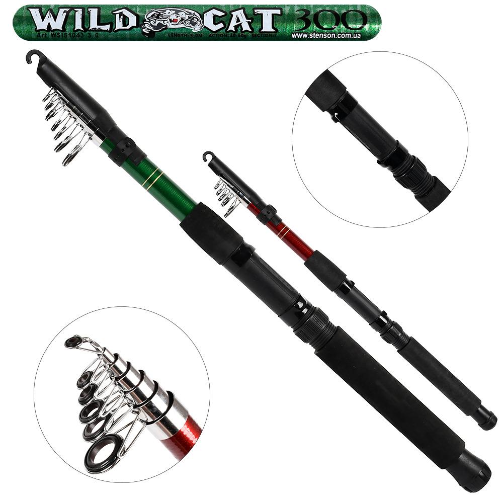 Спиннинг телескопический Stenson WSI51043-3,0 Wild cat 3 м 30-60 г 7к - фото 4