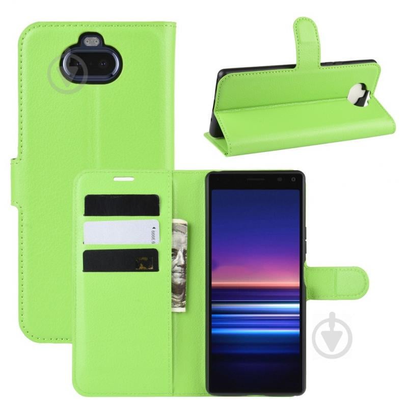 Чехол-книжка Litchie Wallet для Sony Xperia 8 / Xperia 20 Green (hub_OZZp00542) - фото 2