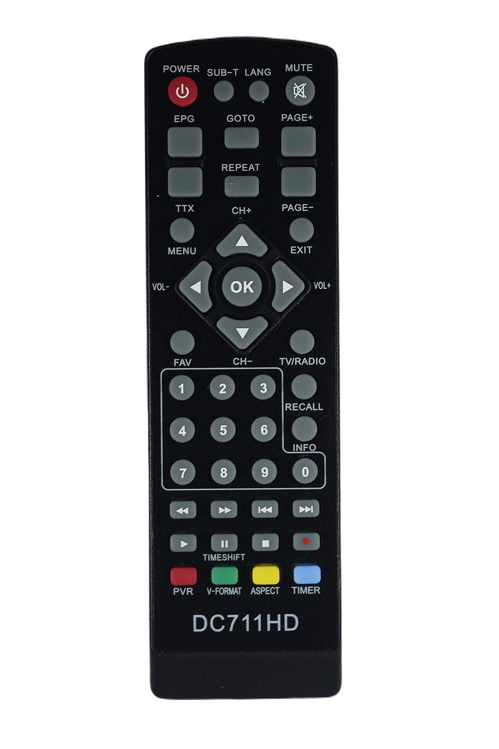 Пульт для DVB-T2 тюнера D-Color DC711HD (315)