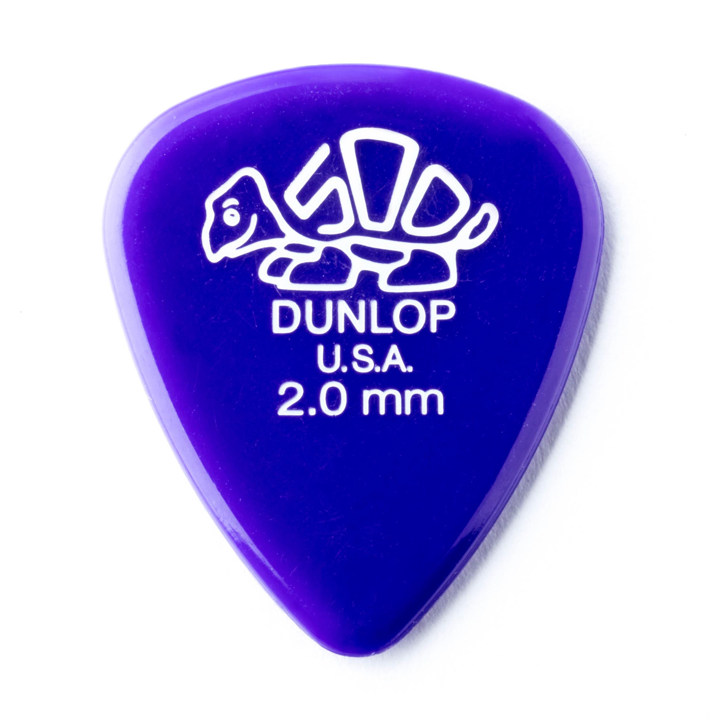 Медиатор Dunlop 41P2.0 Delrin 500 2,0 мм 12 шт. (121873)