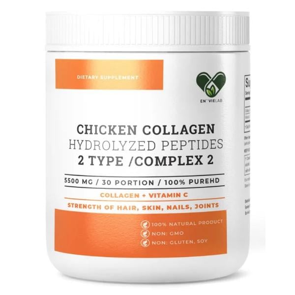 Колаген Envie Lab Chicken Collagen Complex 2 Type 2 165 г 30 порцій Pure (000022278)