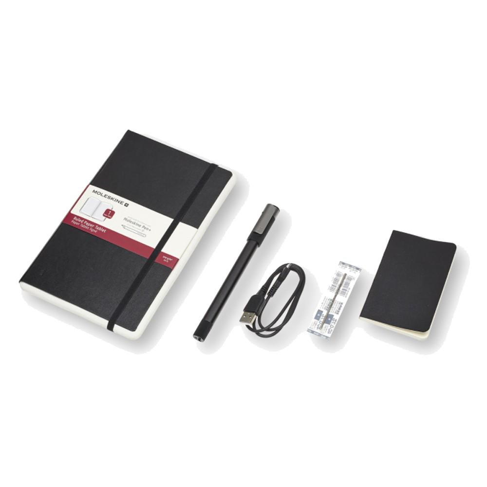 Набор Moleskine Smart Writing Set Ellipse/Smart Pen Paper Tablet Черный в линию - фото 2
