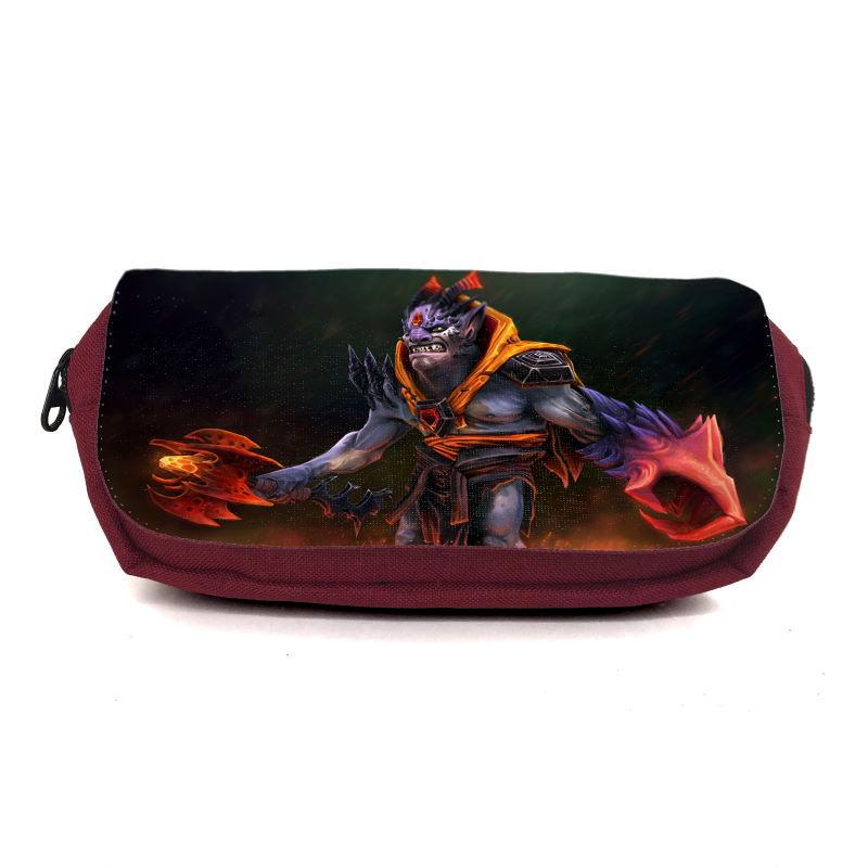 Пенал школьный DOTA-0012 Бордовый (1570289193)