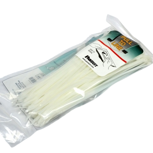 Стяжки кабельные Panduit PLT2I-C 203x3,6 мм 100 шт. Белый (580547)
