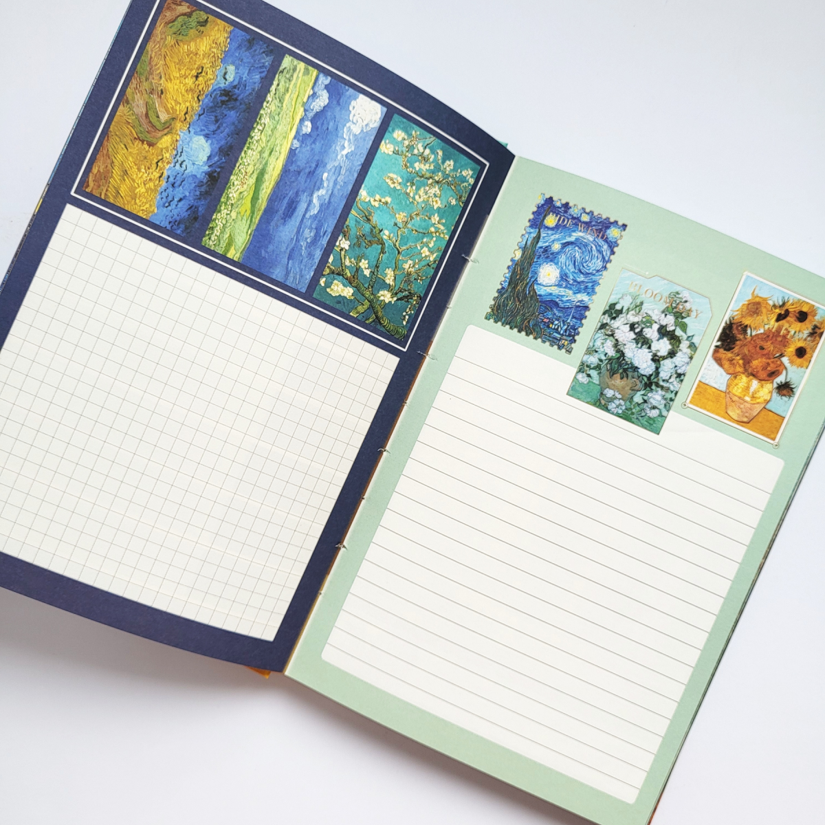 Блокнот А5 с принтом Ван Гог недатированный с обложкой картины Цвет миндаля 96 листов (295) - фото 4 Блокнот А5 с принтом Ван Гог недатированный с обложкой картины Цвет миндаля 96 листов (295) - фото 4
