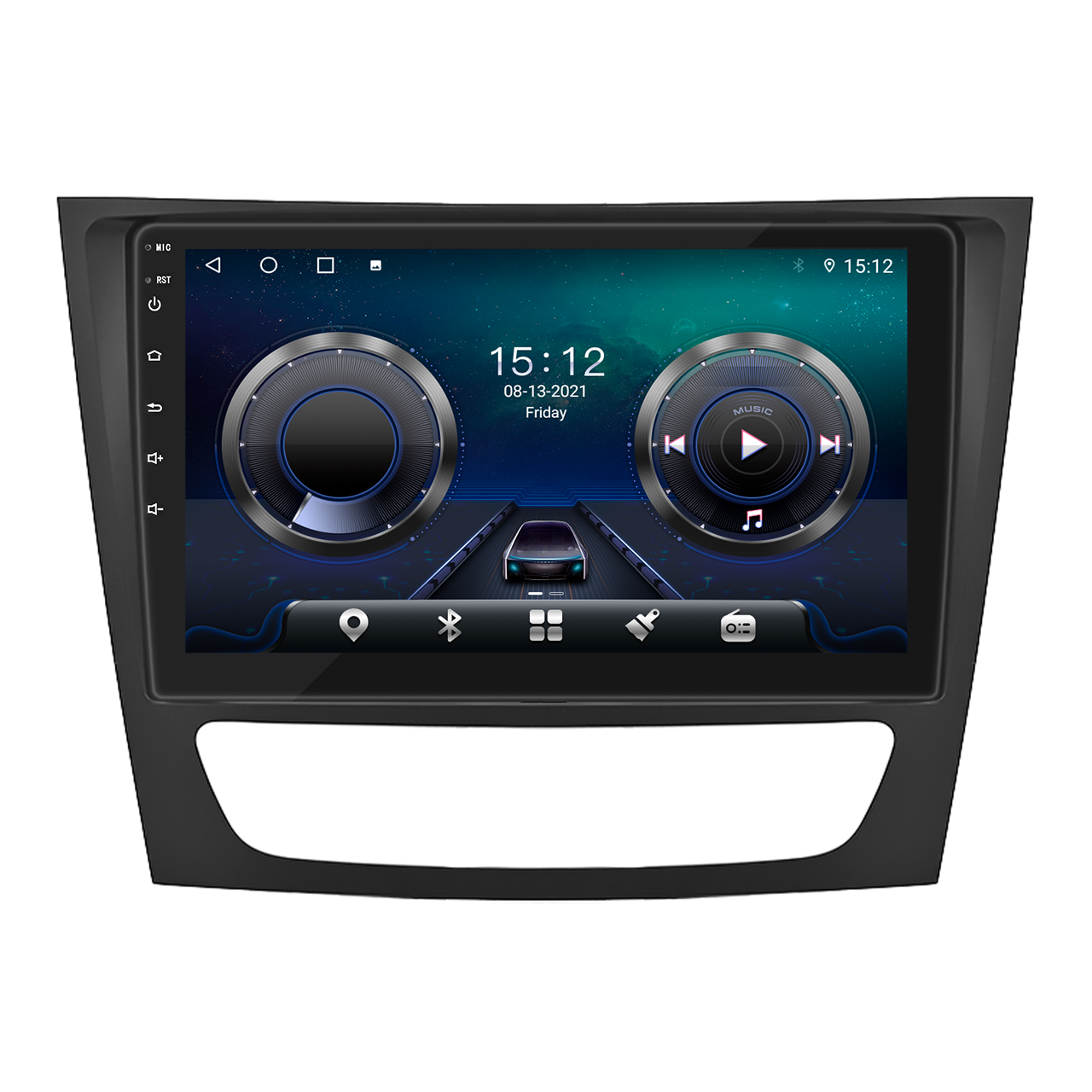 Автомагнитола штатная Lesko для Mercedes-Benz CLS I C219 рестайлинг 2008-2010 9" 4/32Gb 4G Wi-Fi GPS Top