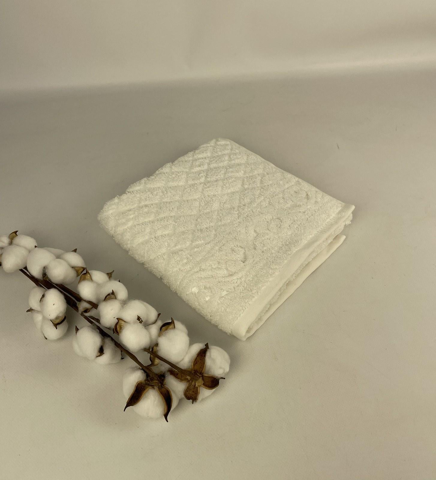 Полотенце Philippus Delux Cotton Ibiza Е963 50х90 см Молочный (CN37287)
