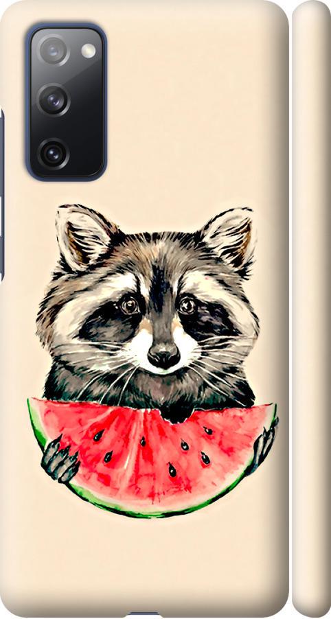 Чехол на Samsung Galaxy S20 FE G780F Енотик с арбузом (4605m-2075-42517)