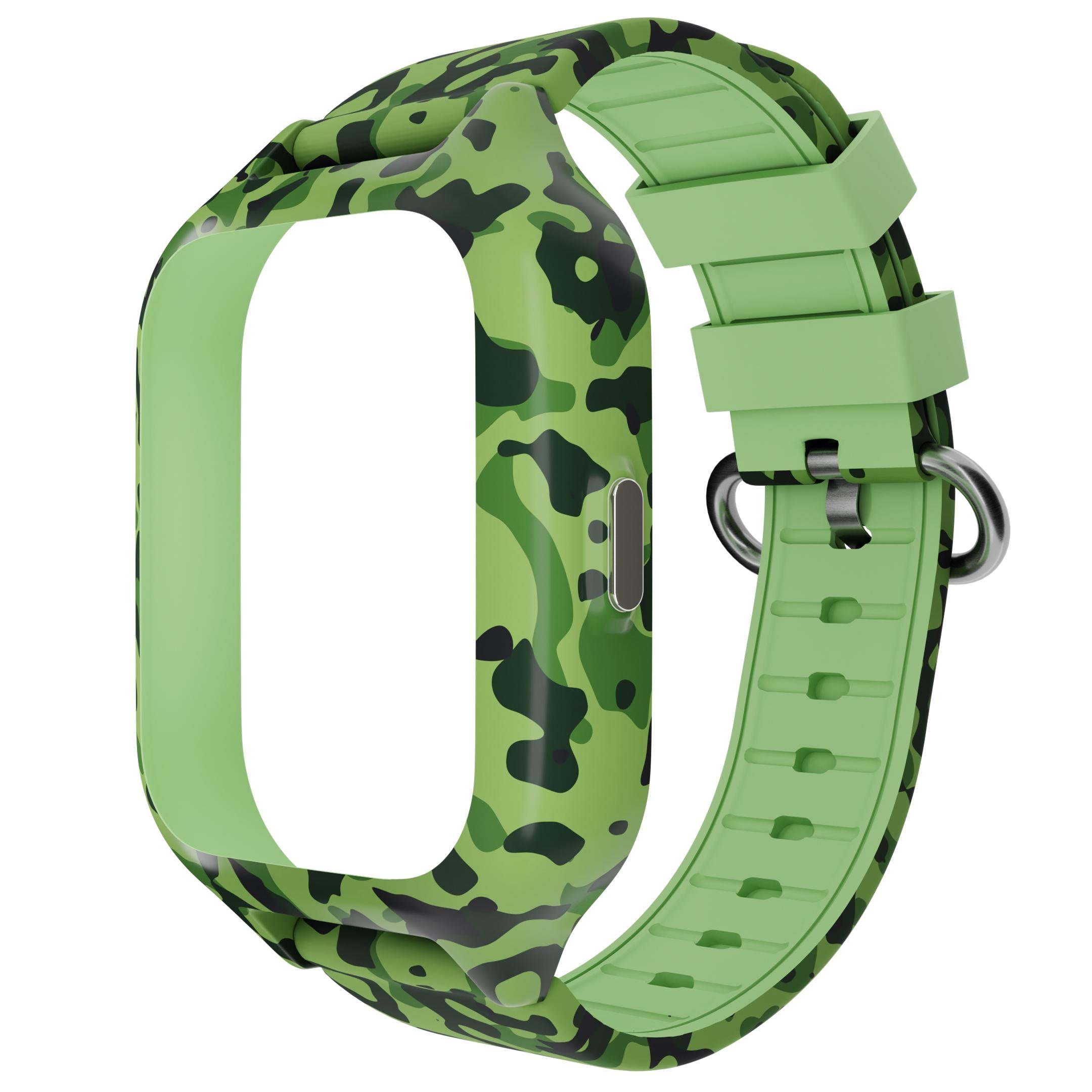 Корпус с ремешком для детских GPS часов MYOX MX-72GRW Камуфляж зеленый Корпус с ремешком для детских GPS часов MYOX MX-72GRW Камуфляж зеленый