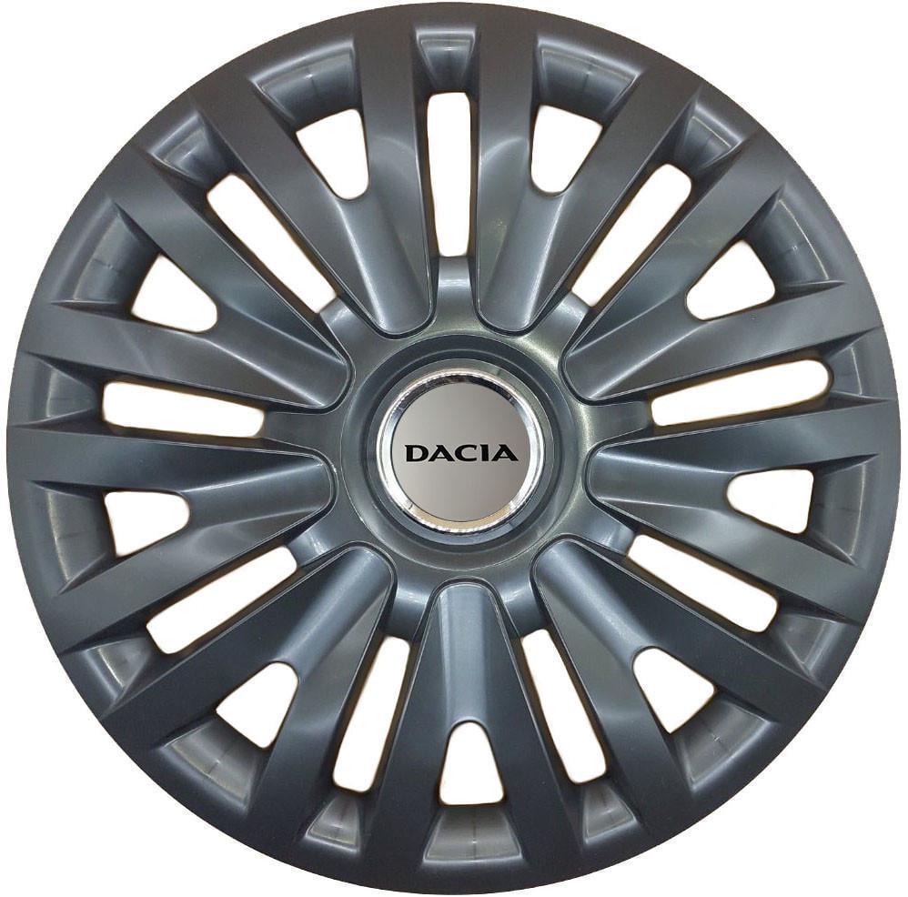 Колпаки автомобильные R15 SJS Dacia 313 4 шт. Черный