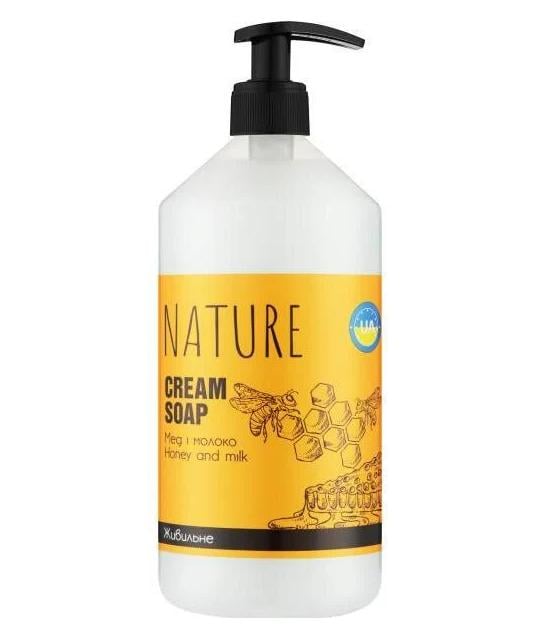 Крем-мыло жидкое Bioton Cosmetics Nature Мед и молоко 900 мл (16608)