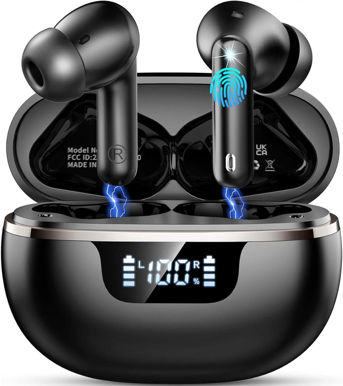 Наушники беспроводные Donerton w90pro с шумоподавлением Bluetooth 5.4