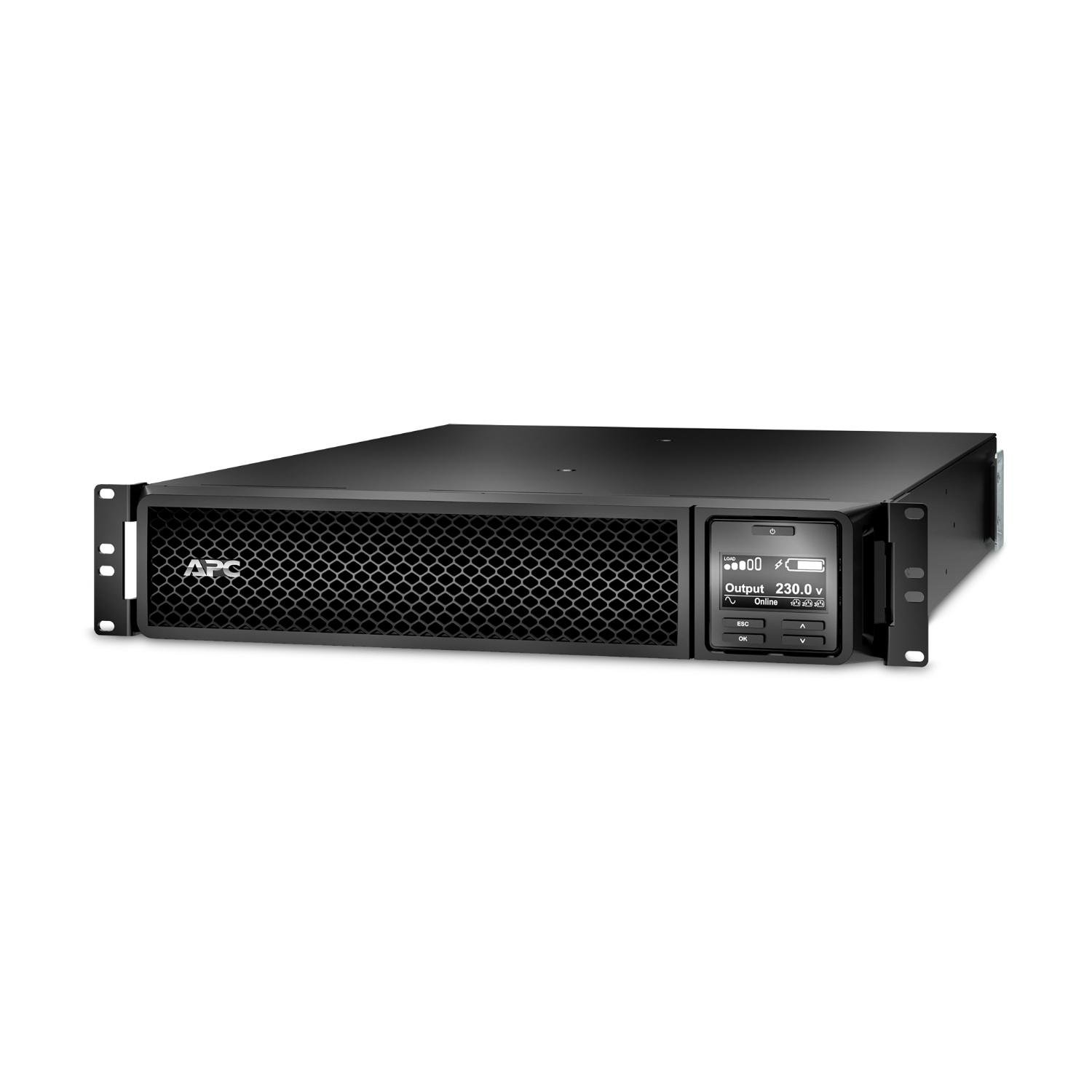 Джерело безперебійного живлення APC Smart-UPS Online 2200VA 1980W USB RS232 Black (SRT2200RMXLI)