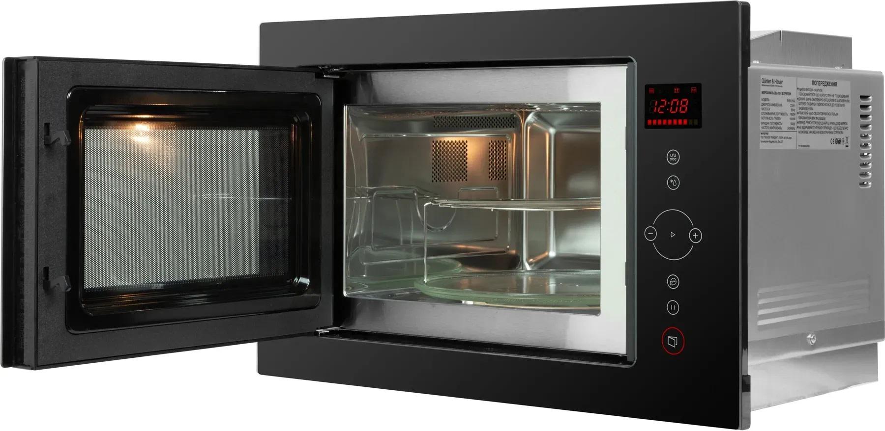 Микроволновая печь Gunter&Hauer EOK 2502 премиум-дизайн сенсорное управление 25 л Черный - фото 4 Микроволновая печь Gunter&Hauer EOK 2502 премиум-дизайн сенсорное управление 25 л Черный - фото 4