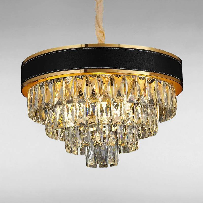 Люстра подвесная хрустальная Light House LS-15185-5+1 Золото