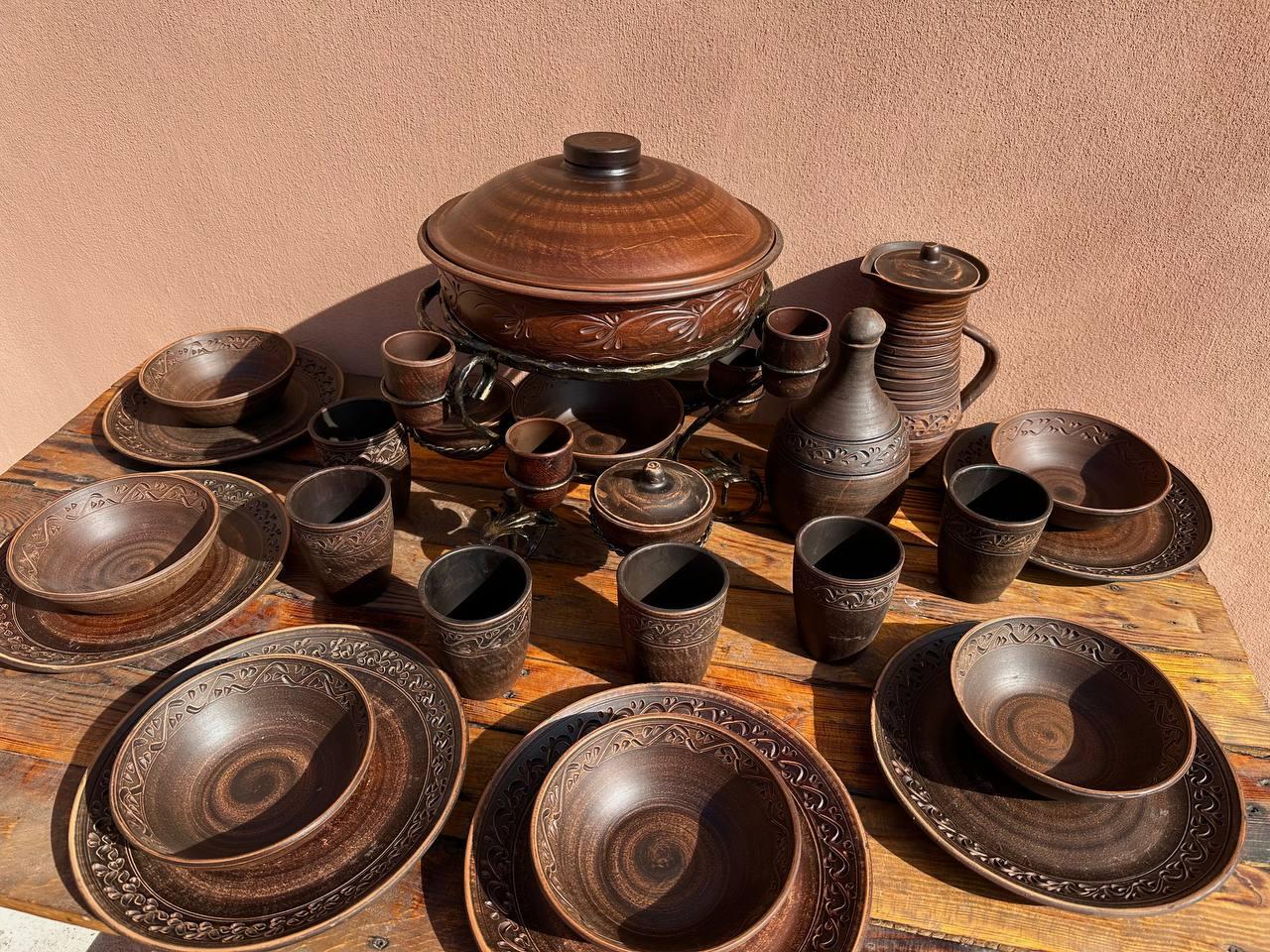 Набор столовой посуды Шашлычница максимальная комплектация (2538016491) - фото 3 Набор столовой посуды Шашлычница максимальная комплектация (2538016491) - фото 3