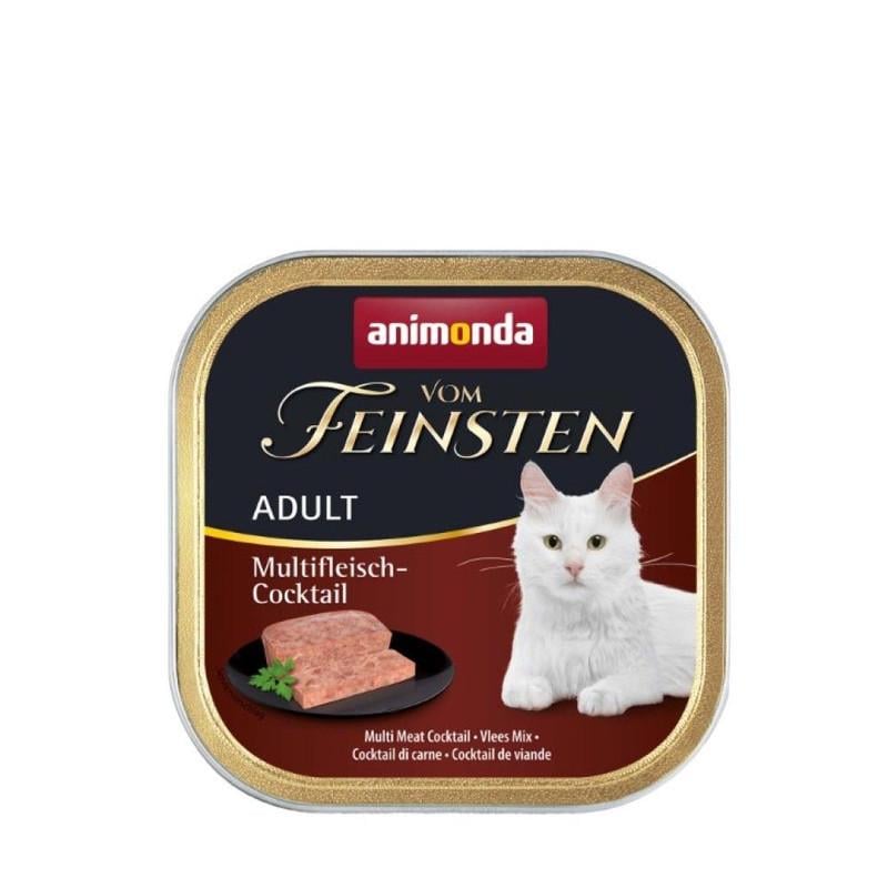 Консерва для кішок Animonda Vom Feinsten Gourmet centre з яловичиною та курячою грудкою 100 г 16 шт. (83264)