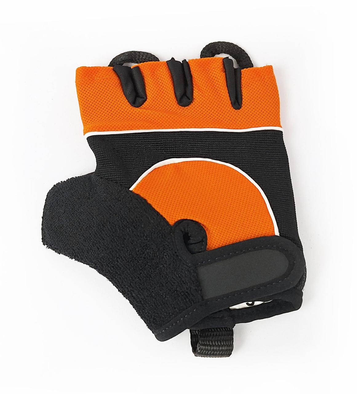 Велоперчатки Sydney A-4781 с короткими пальцами M Black/Orange (G0000073)