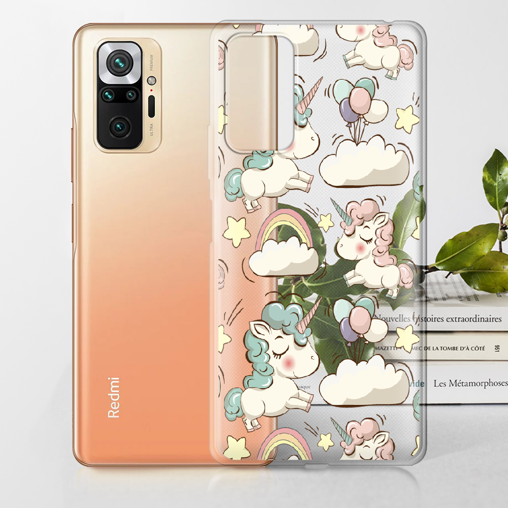 Чехол BoxFace Xiaomi Redmi Note 10 Pro Unicorns Прозрачный силикон (42053-cc2-42053) - фото 2