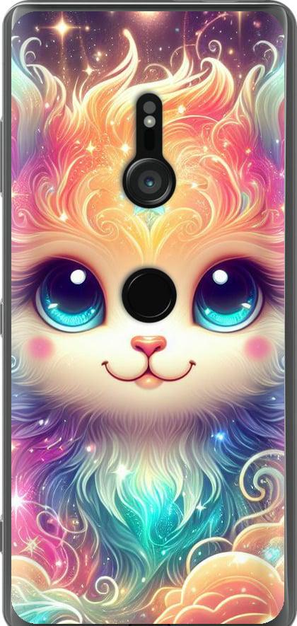 Чехол на Sony Xperia XZ3 H9436 Сказочный котенок (5813u-1540-42517)