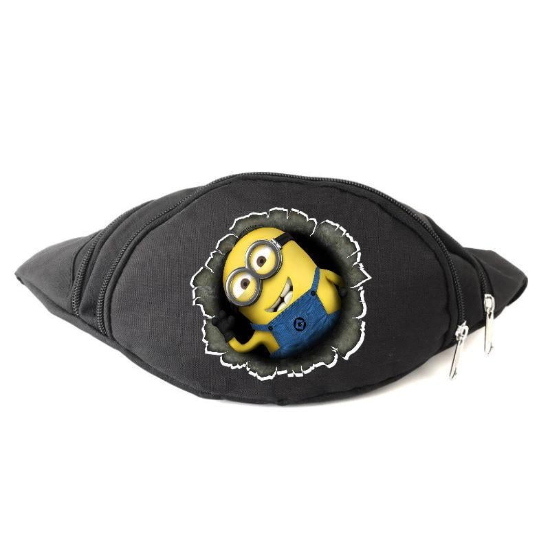 Поясные сумки-бананка Minions-004 Черный (1275412925)
